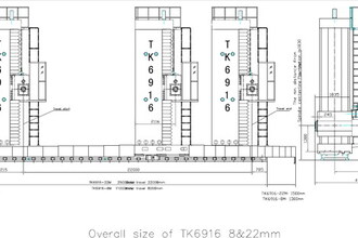 D-F TK6916 Boring Mills, Horizontal, Floor Type | Esco Machine & Supply (1)
